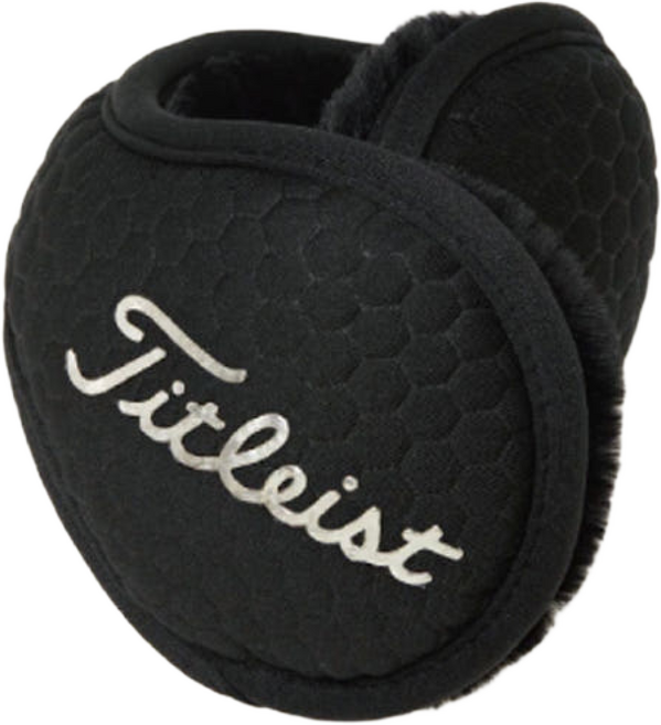 타이틀리스트 골프 귀마개 윈터테크 이어워머 겨울철 필드 라운딩 방한 용품 귀덮개 귀도리, 블랙, 1개