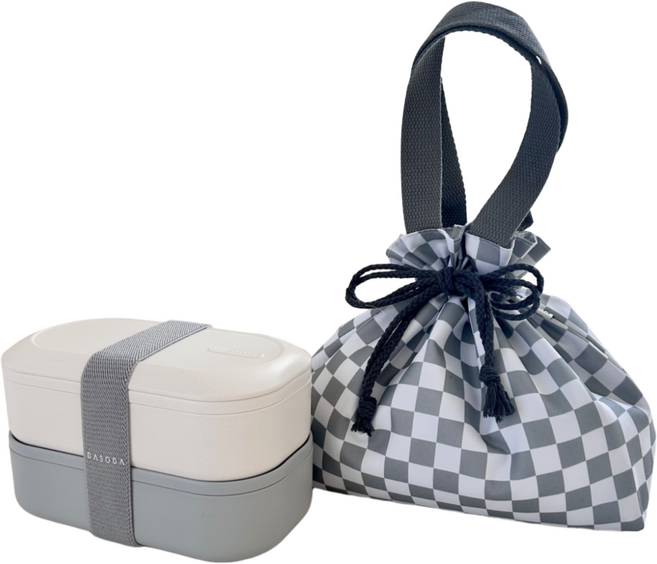 다소다 밤부 도시락통 미니세트, 1세트, 그레이 미니세트