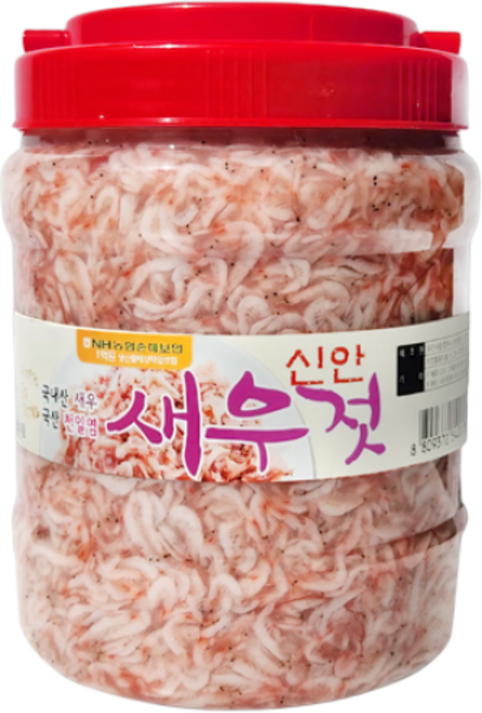 국내산 신안 새우젓 재구매율1위 김장 요리용 추젓 신선식품, 2kg, 1개