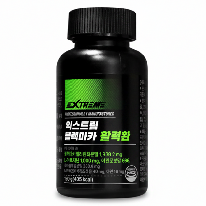 익스트림 블랙마카 활력환, 120g, 1개