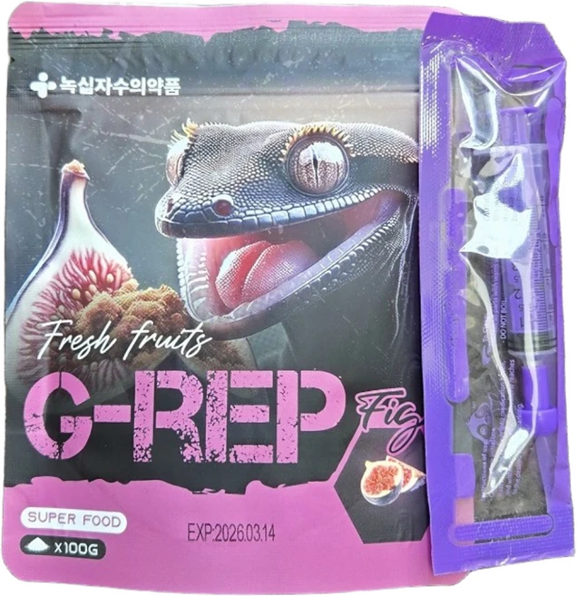 밀림 슈퍼푸드 무화과 곤충맛 주사기증정, 100g, 1개 - 쿠팡