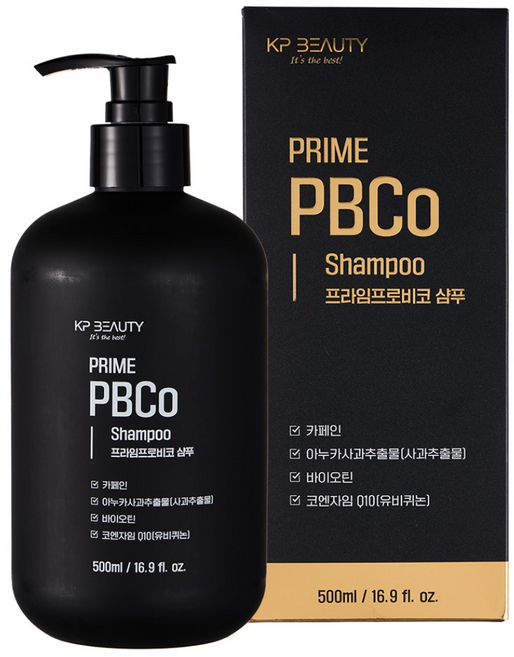 프라임 프로비코 맥주효모 비오틴 카페인 아누카사과 PBCo 탈모완화샴푸, 1개, 500ml