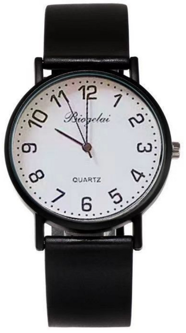 저소음 큰 숫자 아날로그 손목 시계 수능시계 수험생 선물 시험용 남여공용