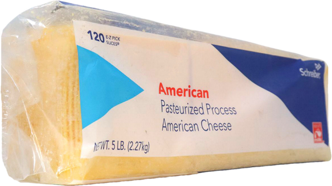 제이케이푸드 슈레이버 아메리칸 슬라이스치즈 2.27kg 120매 슈라이버 슬라이스, 1개