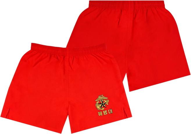 해병대 각개 반바지 빨강 PMC001 - ROKMC 밀리터리 작업 등산 트래킹 캠핑 트레이닝 군용 군대 쇼츠