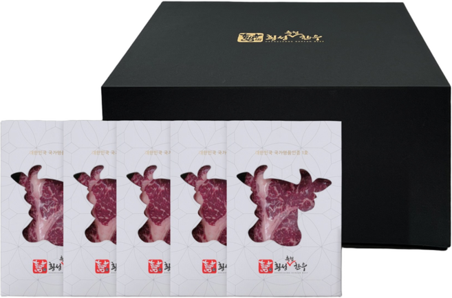 [횡성축협한우] 블랙세트, 1등급, 1개
