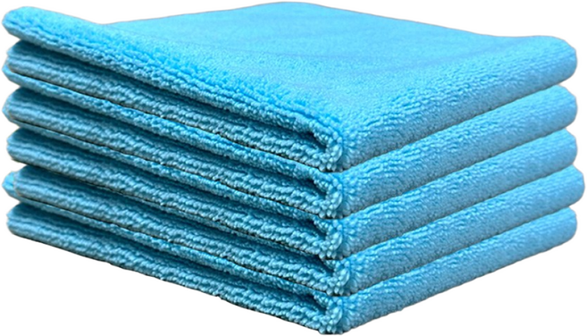 더샤인 폴리쉬 리빙 행주 키친 타월 스카이블루 40x38 5매, 5개