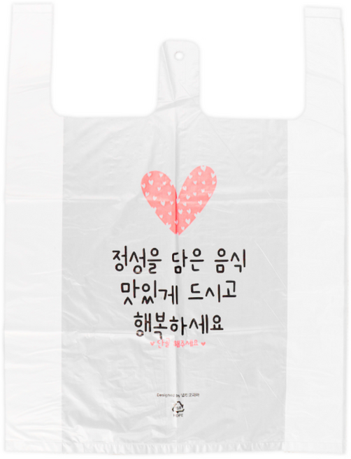 TYP 배달봉투 배달비닐 정성 중, 1000개, 20L
