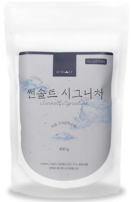 순도 99.9% 국내산 명품 용융소금 썬솔트 시그니처 가는소금 리필용, 1개, 400g