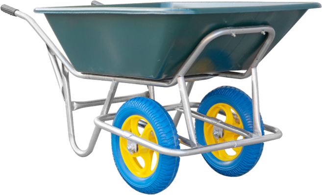 티렉스 카트 구르마 구루마 접이식 핸드카 사각 수레 이륜차 2단 원형, 이륜차(초록) 발포바퀴(13인치), 1개