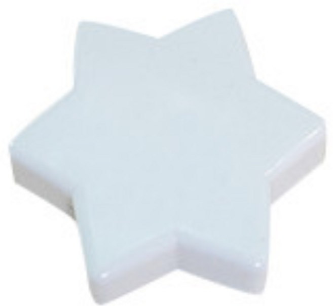 철물코리아 캐릭터 손잡이, P06-아기별(흰색), 1개