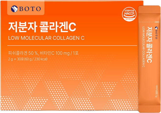 보뚜 저분자 피쉬콜라겐C 30포x3박스, 60g, 3개