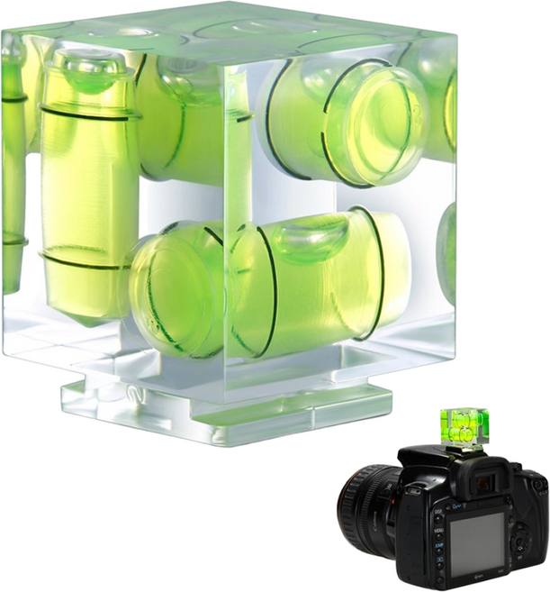 3벌식 수평계 플래시 핫슈 수평 수직, 1개