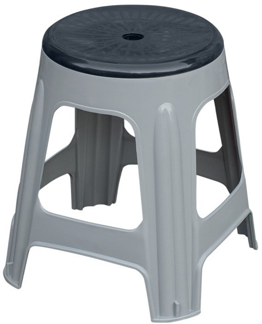 공룡플라스틱 플라스틱의자 편의점 간이 야외 행사용 포장마차 회전의자 4개, 회전의자 (회색)