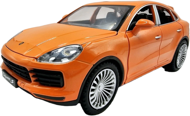 포르쉐 카이엔 SUV 1:24 다이캐스트, 오렌지, 1개