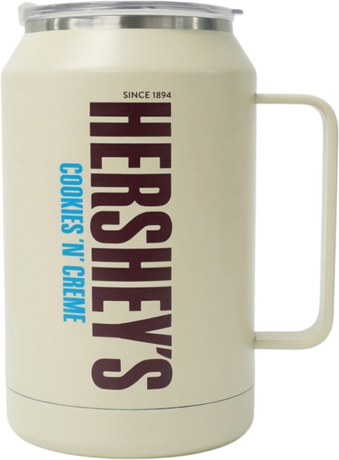 자이언트 스텐 텀블러 머그잔, 허쉬 쿠키앤크림, 1개, 950ml