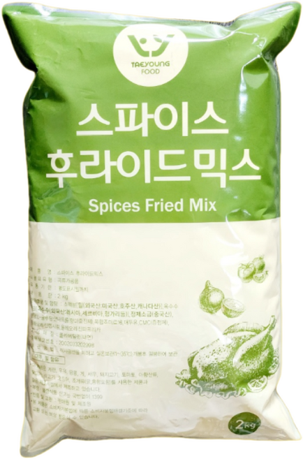 태영식품 스파이스 후라이드믹스 2KGx10봉지 BOX, 2kg, 10개