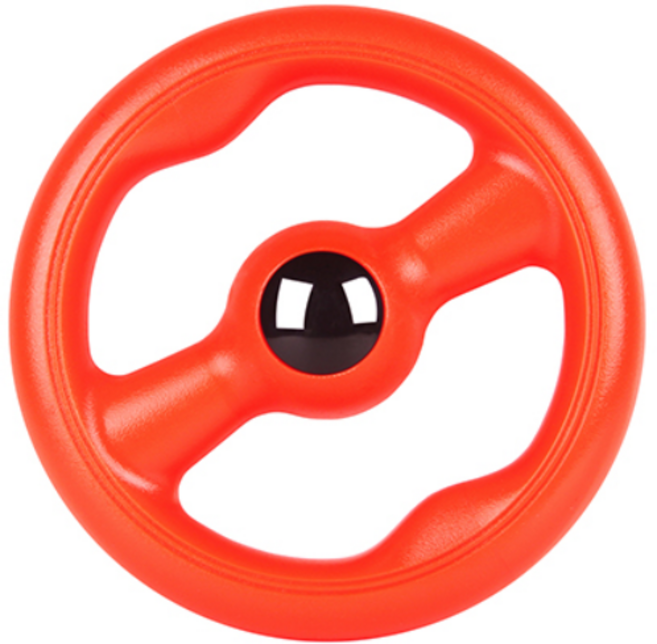 르칙 강아지 원반 장난감 S, 레드, 1개