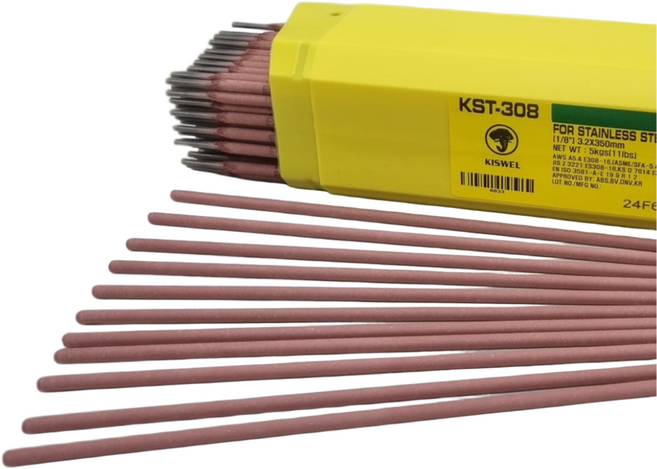 고려용접봉 KST308 스텐용접봉 아크용접봉 스테인리스 철 용접봉 KST-308 1KG(소포장), 3.2파이, 1개
