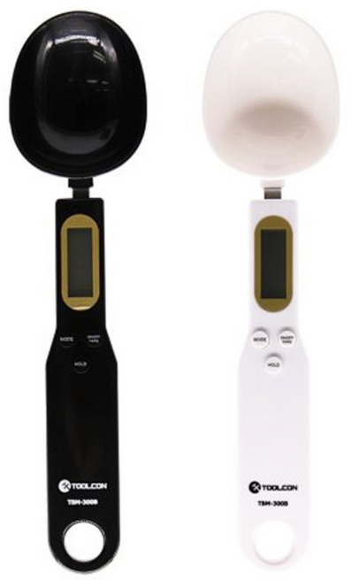 툴콘 디지털 스푼 저울, 300g, 화이트, TBM-300