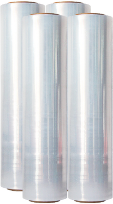 장갑이네 스트레치필름 고기능 포장용 필름 공업용 산업용 포장 파렛트 랩, 30mic X 500 X 200 4롤, 1개