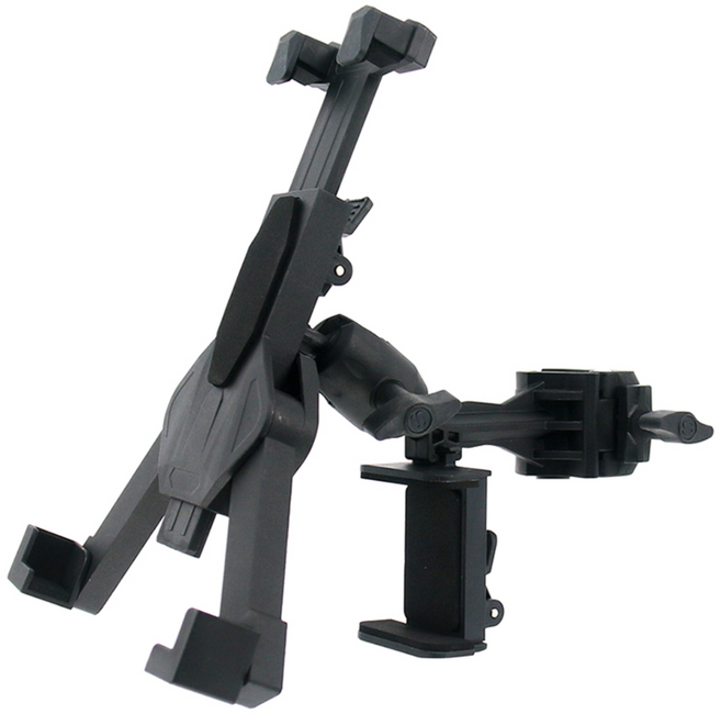 슈퍼픽스 찬양팀 버스킹 마이크 스탠드용 아이패드 태블릿 유니버셜 클램프 베터리팩 홀더 포함 LT1101B, 1개