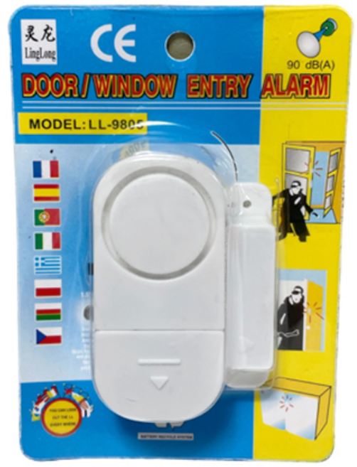 공구일삼 창문/도어 경보기 건전지포함, 4개