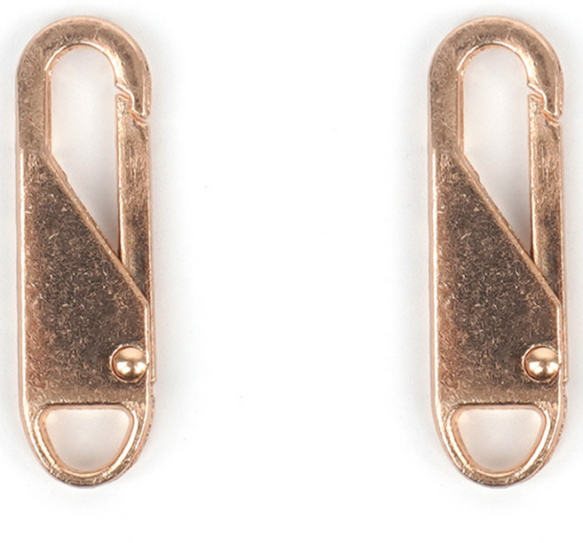 이음모음 지퍼 자크헤드 수리 셀프수선, 2개, 프리미엄 골드