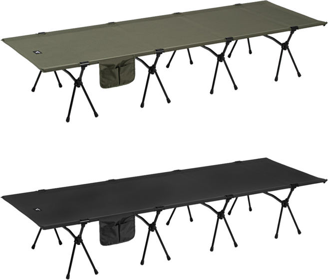캠프맨 경량 야전침대 와이드 코트 75cm 백패킹 고하중 조립식, 와이드코트75-카키
