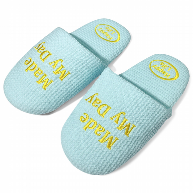 와플 슬리퍼 무음 슬리퍼 남녀 공용 봄여름 실내 슬리퍼입니다