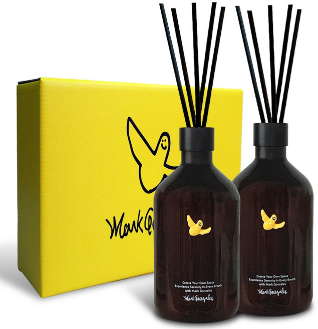 마크곤잘레스 센스있는 대용량 디퓨저 선물세트 집들이선물, 2개, 500ml, 블랙체리