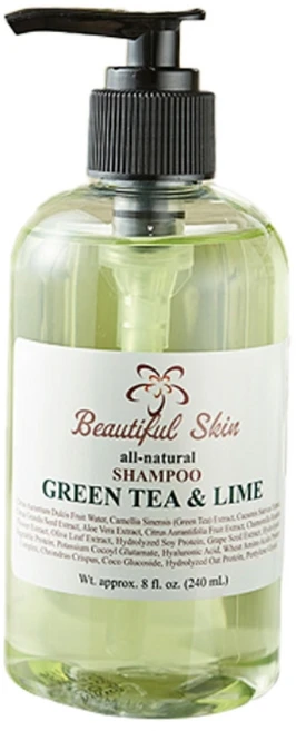 뷰티풀스킨 올 내추럴 천연샴푸 그린티앤라임, 240ml, 1개 - 쿠팡