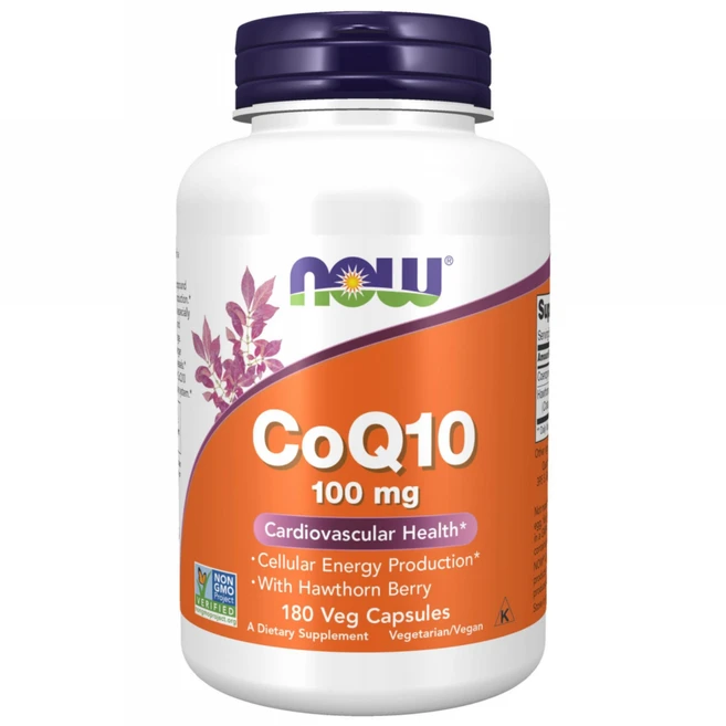 나우푸드 CoQ10 100mg 베지 캡슐 비건, 1개, 180정 - 쿠팡