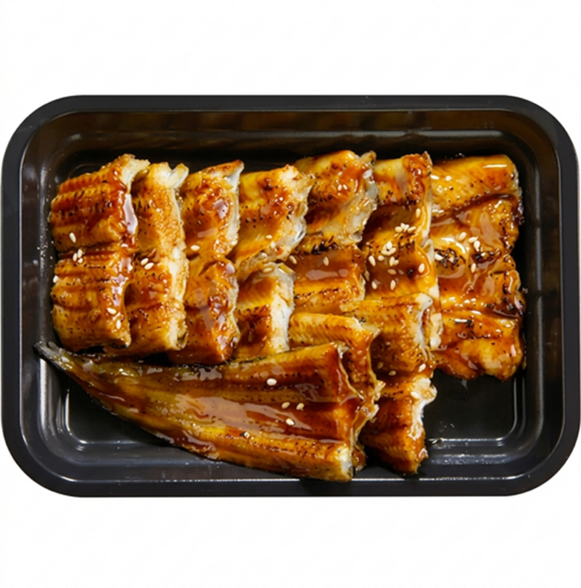 [TV홈쇼핑정품 인포벨]보양 장어구이 간장 이하성셰프 숯불에 다구워나온 통영장어 6개 양념 국내산 간편조리 순살, 100g