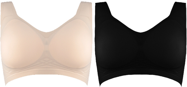 비너스 여성 심리스 노와이어 런닝형 퓨징 브라 25-035