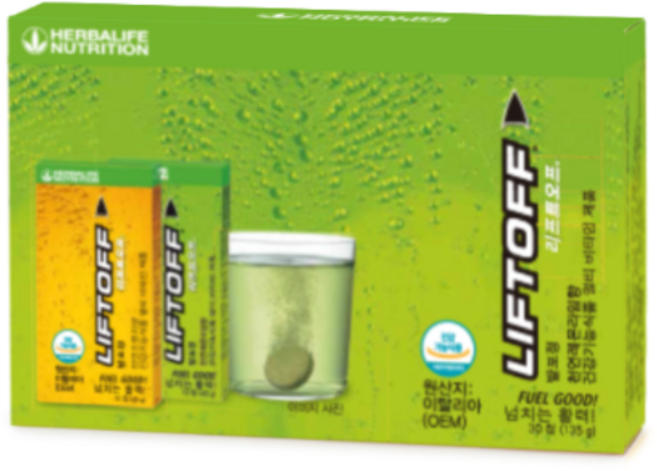 허벌라이프 국내정품 리프트오프 발포비타민, 30정, 2개