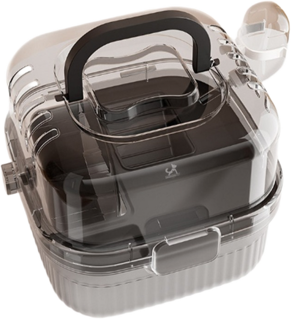 딩동펫 아웃도어 올인원 햄스터 케이지, 블랙, 1개