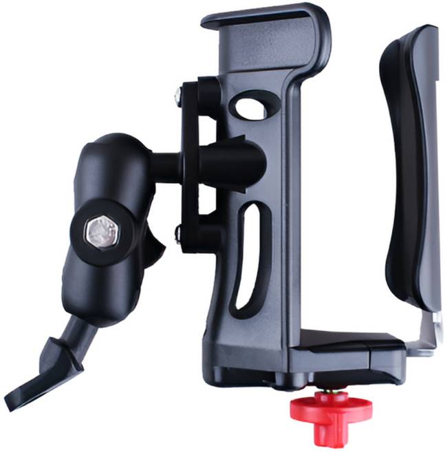 프로라이더스 오토바이 조절식 컵홀더 다용도 물병거치대 고강도 BMD, 백미러 관절형, 1개