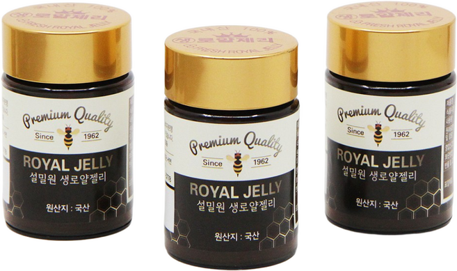 설악산 설밀원 국산 생로얄제리, 50g, 3개