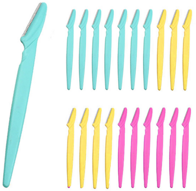 라스고 눈썹칼 안전캡, 20개, 3색