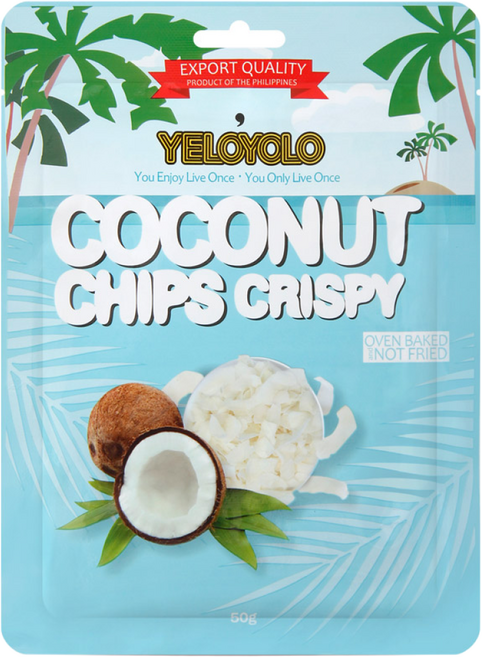 옐로욜로 코코넛칩스, 50g, 4개