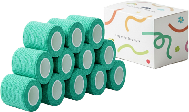 이티씨몰 자가점착 밴드 5cm 압박붕대 10+2 민트, 1개