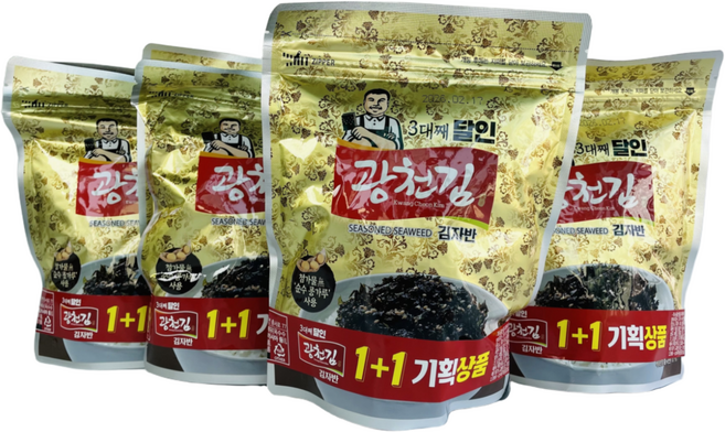 [광천김] 3대째 달인 김자반, 10개, 60g