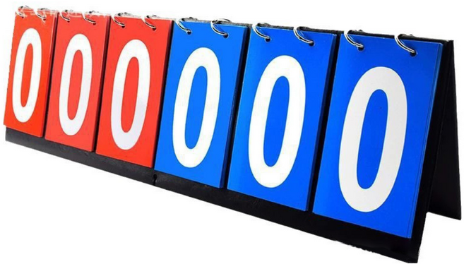 탁구 배드민턴 족구 농구 스포츠 점수판 스코어보드 3자리, 1개, 단일