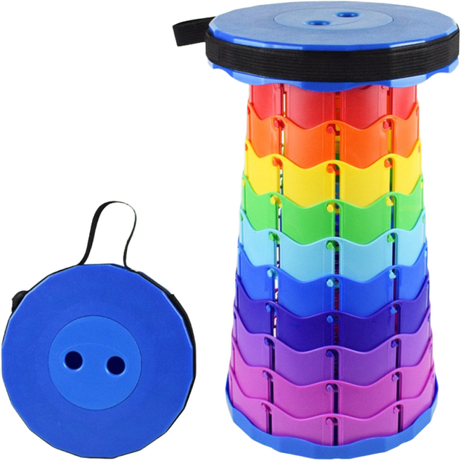 아코디언 의자 OC221, 1개, 레인보우 블루