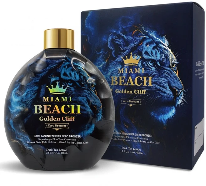 골든클리프 마이애미비치 태닝로션 태닝크림 기계태닝 인텐시파이어 제로브론저, 1개, 400ml - 쿠팡
