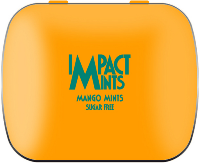 임팩트 민트 캔디 망고 독일 무설탕 금연 사탕, 14g, 1개