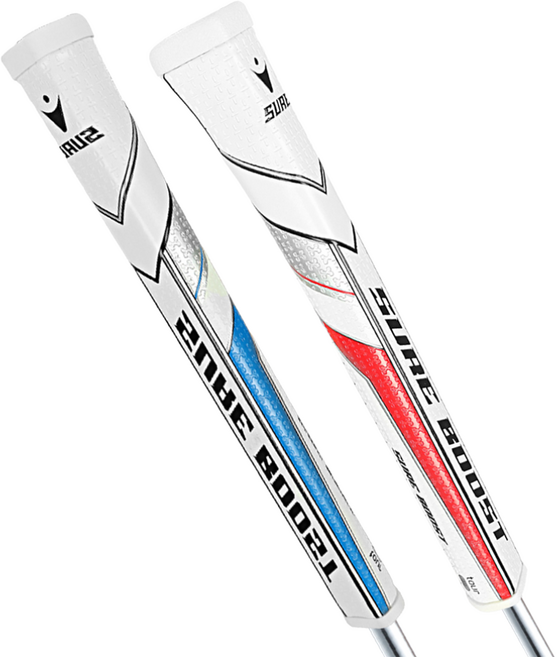 SURE BOOST 정품퍼터그립 골프 직선형 그립 꽉차는그립감, 2.0레드, 1개