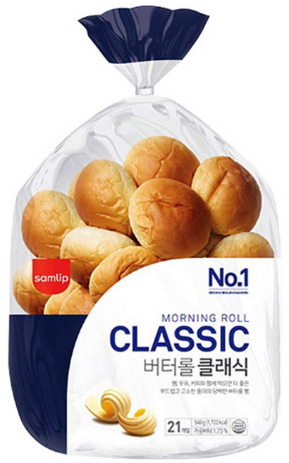 삼립 버터롤클래식, 546g, 1개