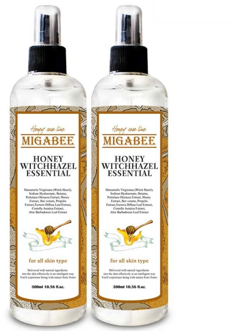 미가비 허니 위치하젤 에센셜 스킨 미스트, 300ml, 2개 - 쿠팡